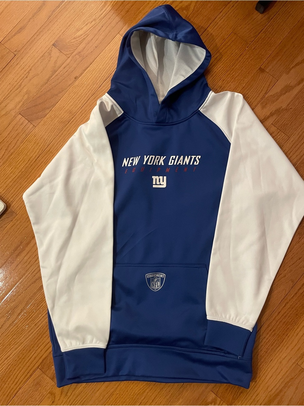 NFL New York Giants Blue & White Kids Hoodie